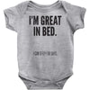 great in bed Baby Bodysuit