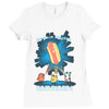 by your powers combined! Ladies Fitted T-Shirt