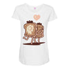 french toast kiss Maternity Scoop Neck T-shirt