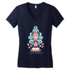 ponyo deco Women's V-Neck T-Shirt