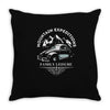 mountain expeditions family camp Throw Pillow