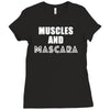 muscles and mascara Ladies Fitted T-Shirt