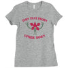 turn that frown upside down Ladies Fitted T-Shirt