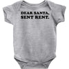 dear santa sent rent Baby Bodysuit
