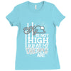 The Sky is not high as My Dreams are Ladies Fitted T-Shirt