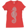 seahorse Ladies Fitted T-Shirt