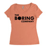 the boring company black logo Women's Triblend Scoop T-shirt