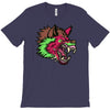 pink punk wolf T-Shirt