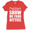 show me your kitties Ladies Fitted T-Shirt