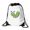 animal smile Drawstring Bags