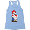 mario licking toad Racerback Tank