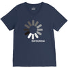 buffering  funny retro loading computer console fashion party V-Neck Tee