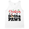 christmas dogs and paws Tank Top