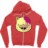 cat Zipper Hoodie