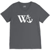 w anchor mens funny offensive V-Neck Tee
