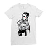 too lazy Ladies Fitted T-Shirt