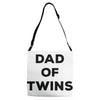 Dad of Twins Adjustable Strap Totes
