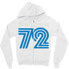 wing chun 72 retro Zipper Hoodie