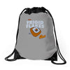 frigid flakes Drawstring Bags