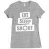 v5 eat sleep shoot Ladies Fitted T-Shirt