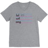 practice your texting V-Neck Tee