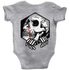 skull hexagon Baby Onesie