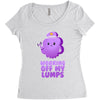 working off my lumps Women's Triblend Scoop T-shirt