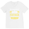 Nobody Is Perfect But If You Are A Father You Are Pretty Damn Close V-Neck Tee