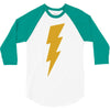 lightning bolt camera flash 3/4 Sleeve Shirt