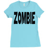 zombie Ladies Fitted T-Shirt