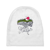 don't step on the grass Baby Beanies
