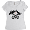 toxicity Women's Triblend Scoop T-shirt