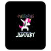 january  born unicorns Mousepad