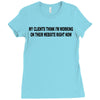clients think i'm working web site design funny computer nerd geek shi Ladies Fitted T-Shirt