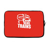 i like trains Laptop sleeve