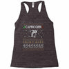 capricorn christmas ugly sweater Racerback Tank