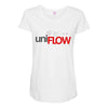UNI FLOWS Maternity Scoop Neck T-shirt