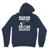 weekend forcast guitar with a chance of drinking Hoodie