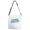 town drunk Adjustable Strap Totes