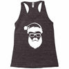 santa hipster Racerback Tank