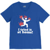 i tried it at home! funny V-Neck Tee