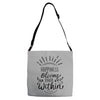 Happiness Adjustable Strap Totes