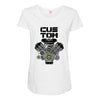 mechanic custom Maternity Scoop Neck T-shirt