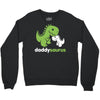 daddysaurus dinosaur dino Crewneck Sweatshirt