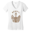 captain howdy Women's V-Neck T-Shirt