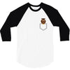 pocket owl 3/4 Sleeve Shirt