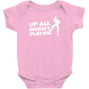 up all night playing battle gaming Baby Bodysuit