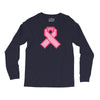 Pixeled Pink Ribbon Long Sleeve Shirts