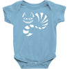 cheshire cat alice in wonderland funny Baby Onesie