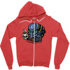 predator chest Zipper Hoodie